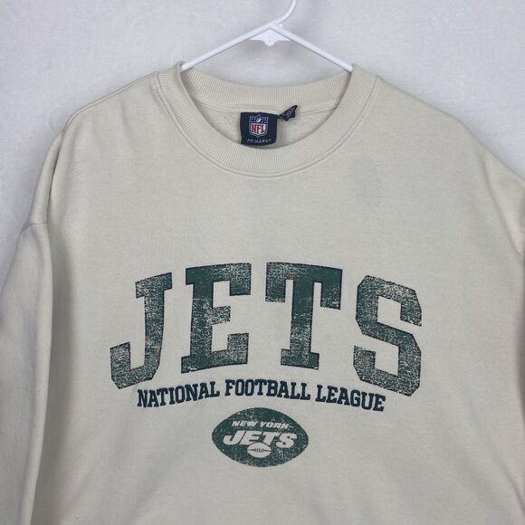 NFL New York Jets Graphic Sweater Mens Large Sweatshirt Crewneck Pullover - Picture 3 of 10